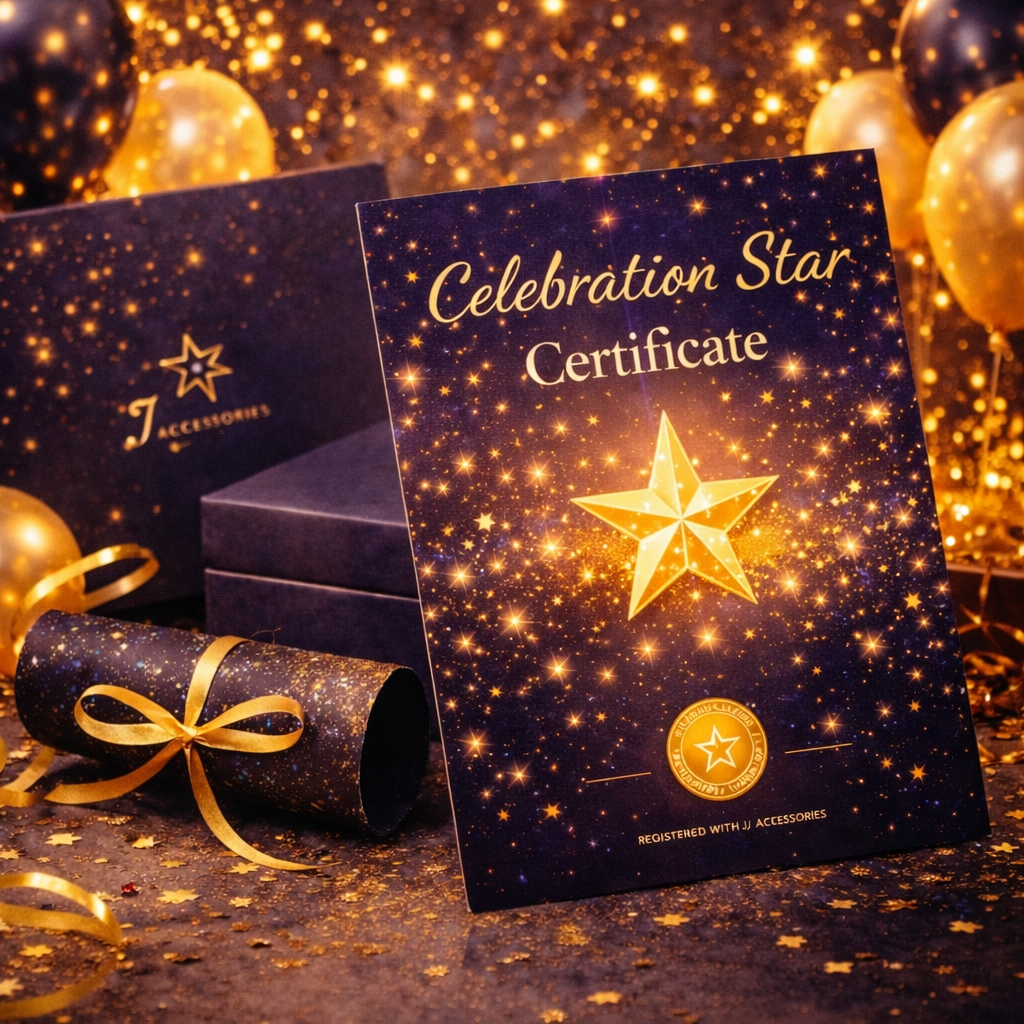 Celebration Star Certificate
